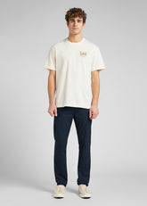LEE DAREN ZIP FLY MĘSKIE SPODNIE MATERIAŁOWE DEEP NAVY L707TY64 112145476